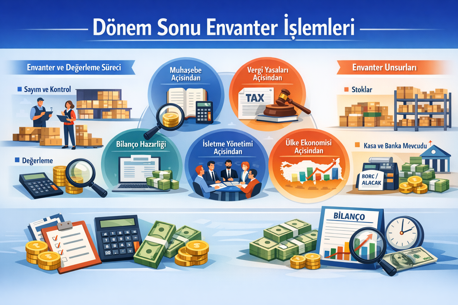 Dönem Sonu Envanter İşlemleri ve Kayıtları