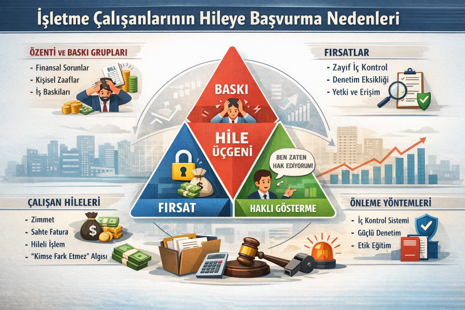İşletme Çalışanlarının Hileye Başvurma Nedenleri?