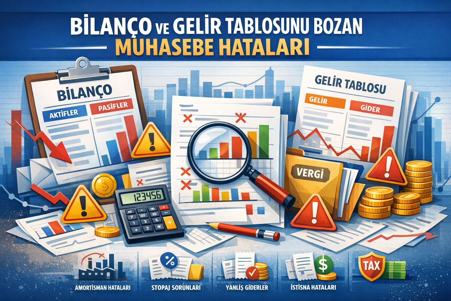Bilanço ve Gelir Tablosunu Etkileyen Muhasebe Hataları