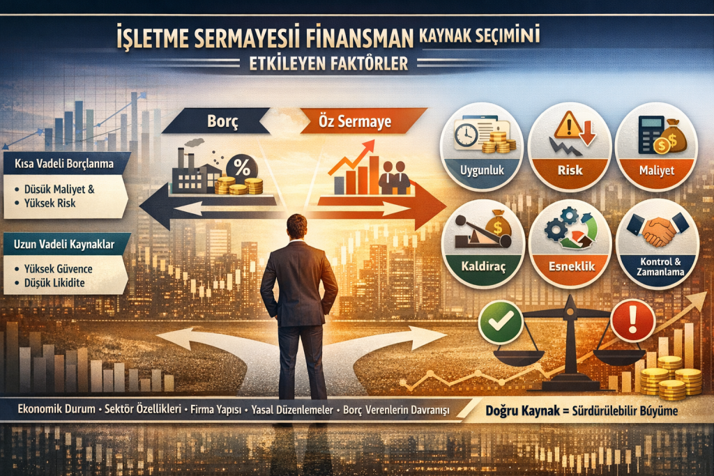 İşletme Sermayesi Kaynak Seçimini Etkileyen Faktörler Nelerdir?