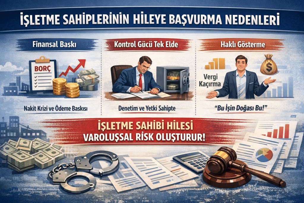 İşletme Sahiplerinin Hileye Başvurma Nedenleri?