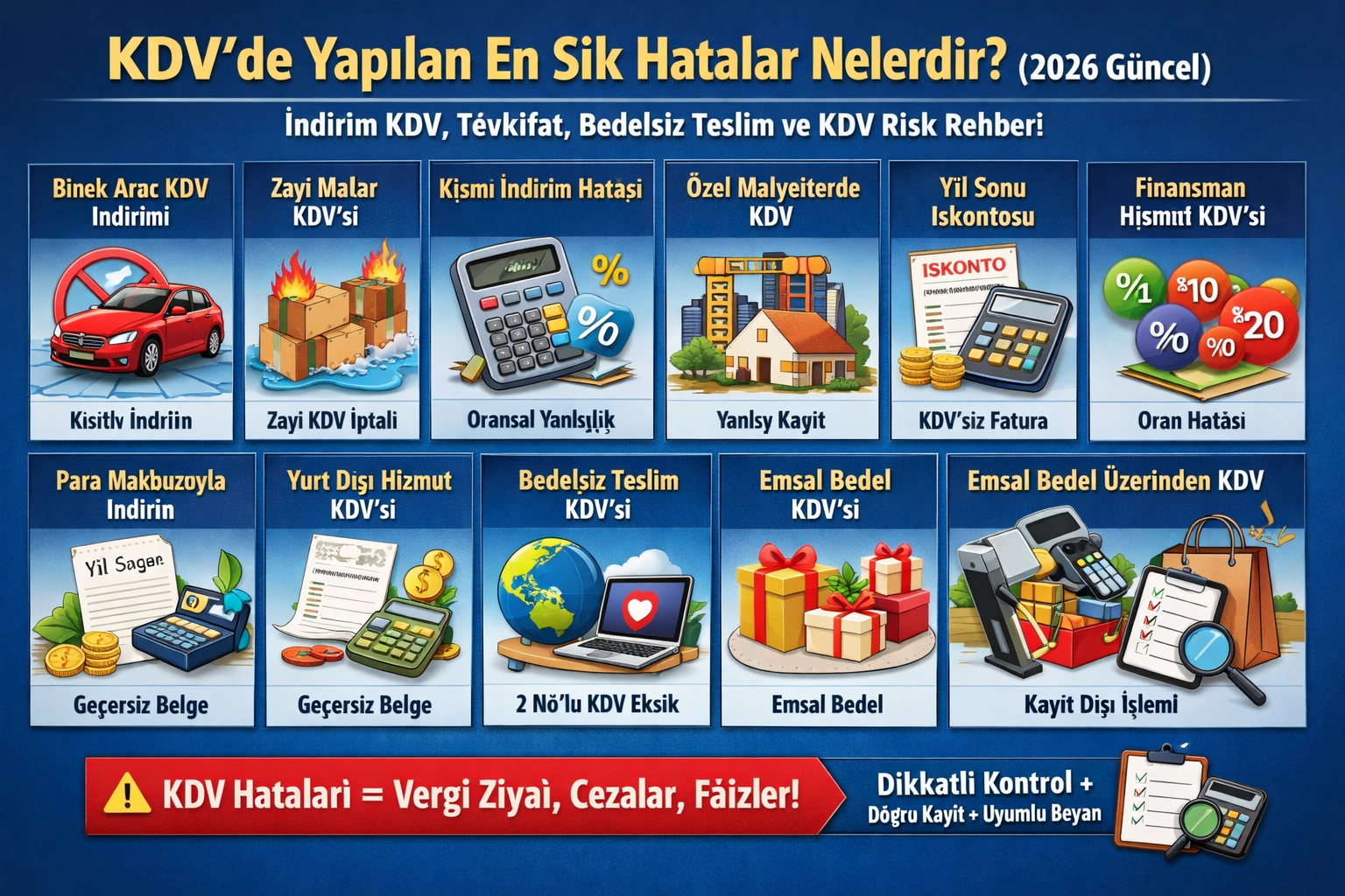 KDV'de Yapılan Hatalar Nelerdir?