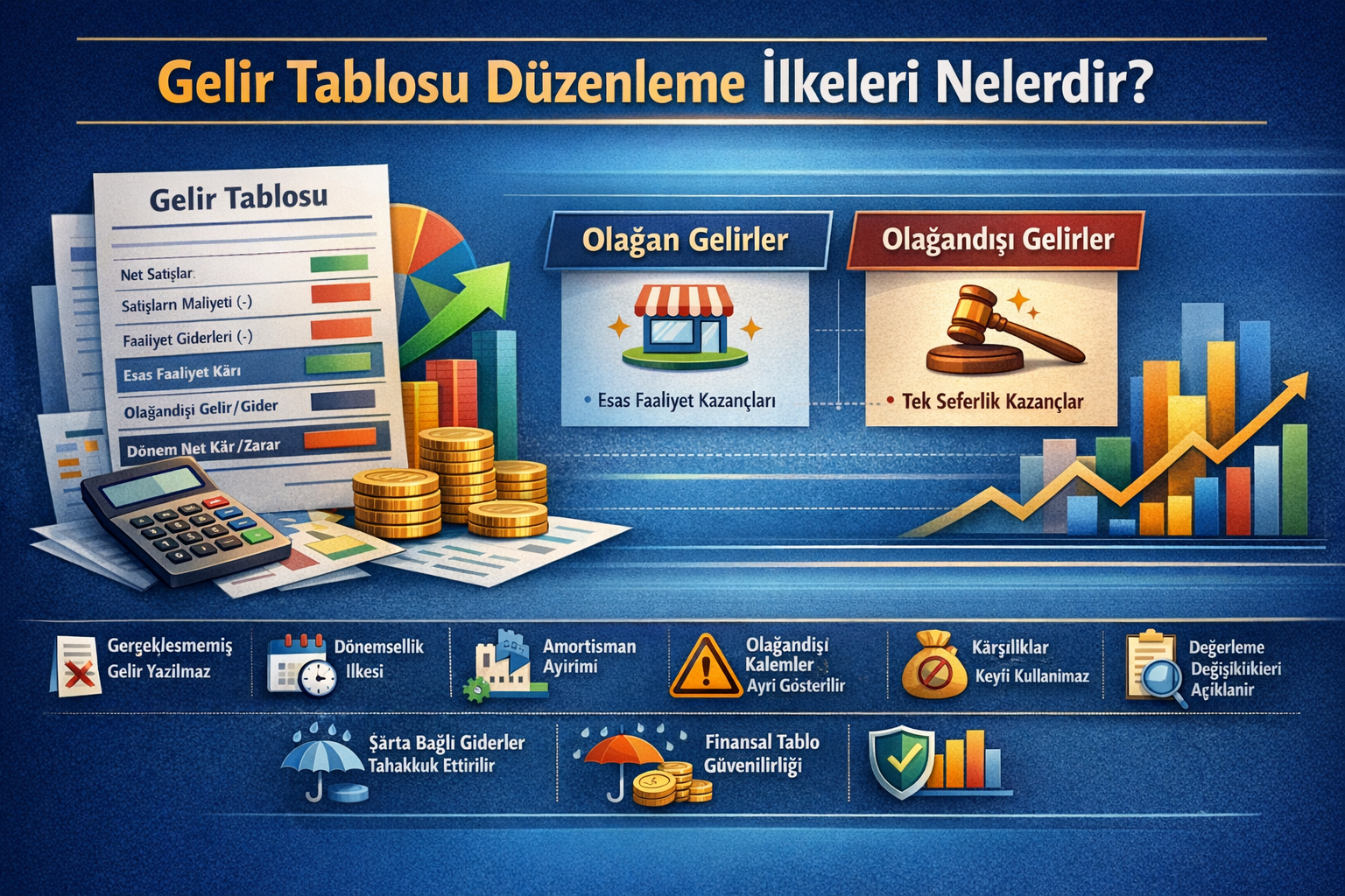 Gelir Tablosu Düzenleme İlkeleri Nelerdir?
