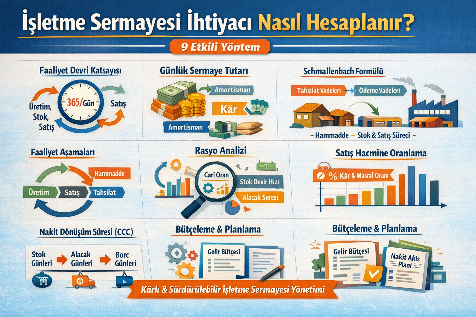 İşletme Sermayesi İhtiyacı Nasıl Hesaplanır?