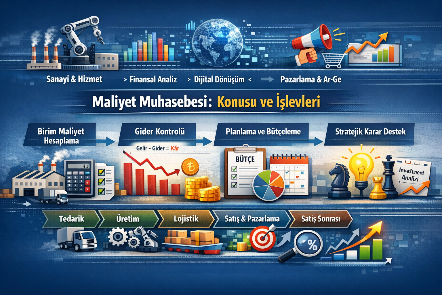 Maliyet Muhasebesinin Konusu ve İşlevleri