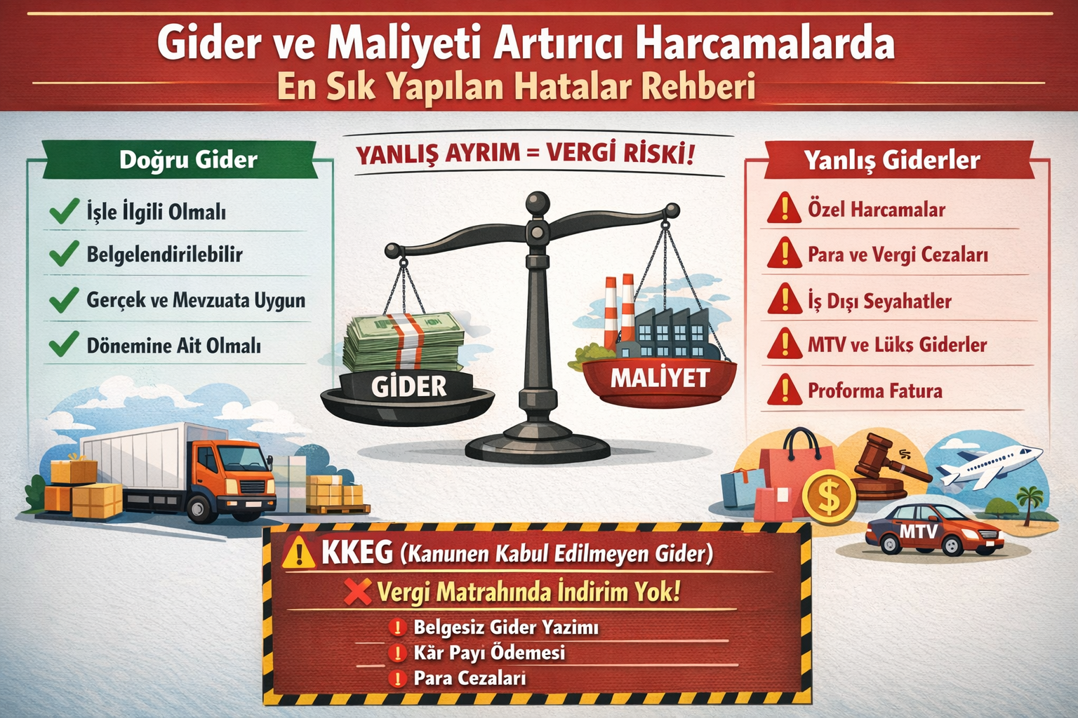 Gider ve Maliyeti Artırıcı Harcamalar
