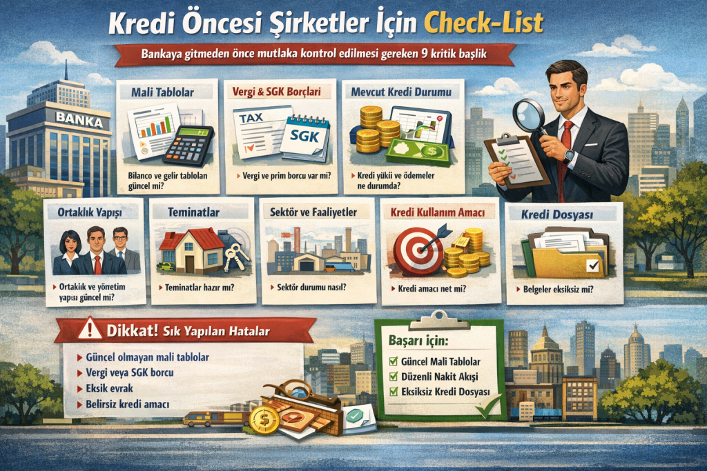 Kredi Öncesi Şirketler İçin Check-List