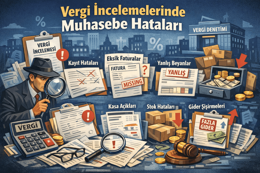Vergi İncelemelerinde Muhasebe Hataları