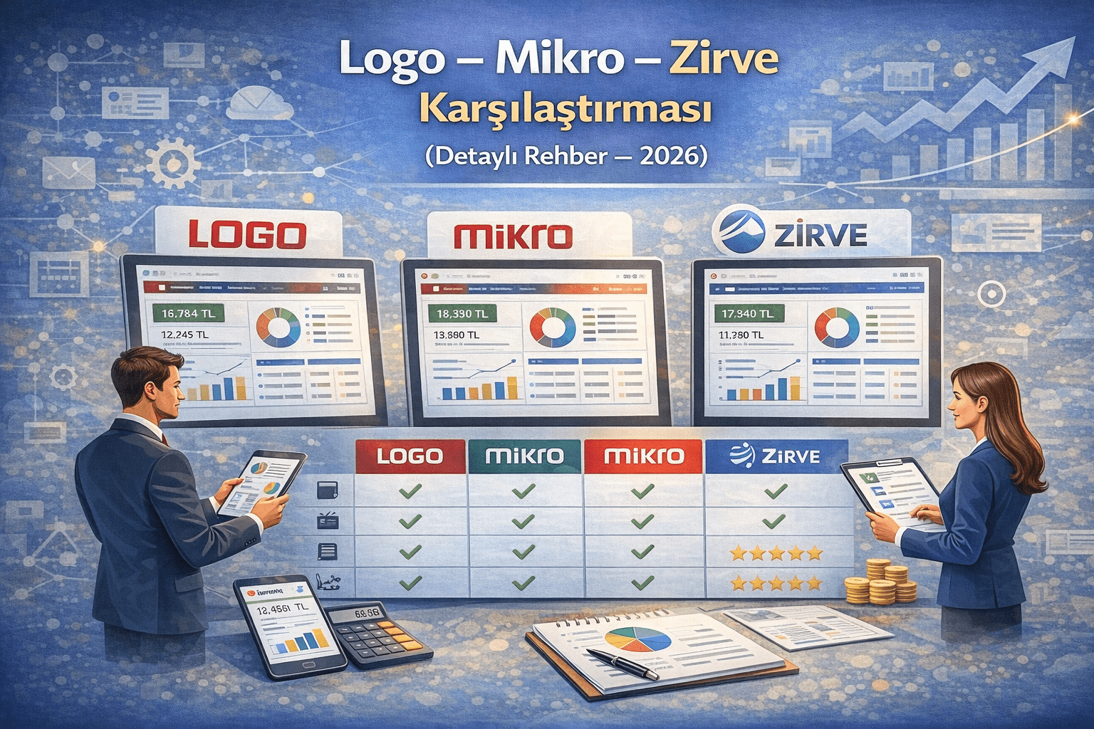 Logo – Mikro – Zirve Karşılaştırması (Detaylı Rehber – 2026)