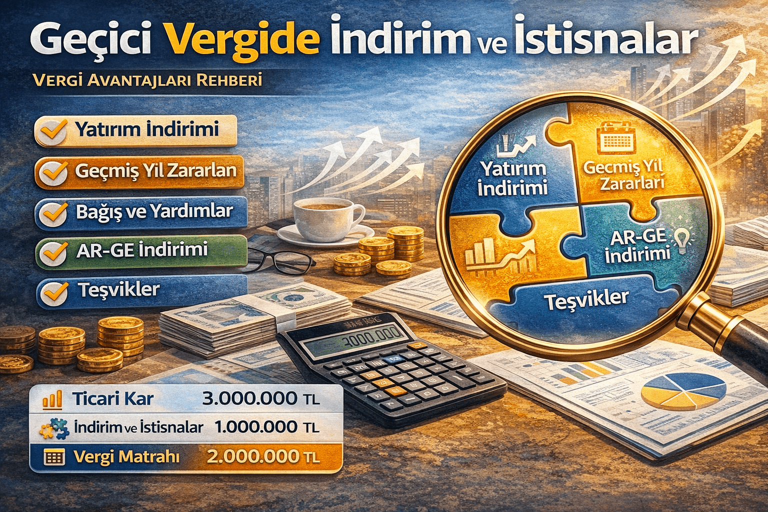 Geçici Vergide İndirim ve İstisnalar