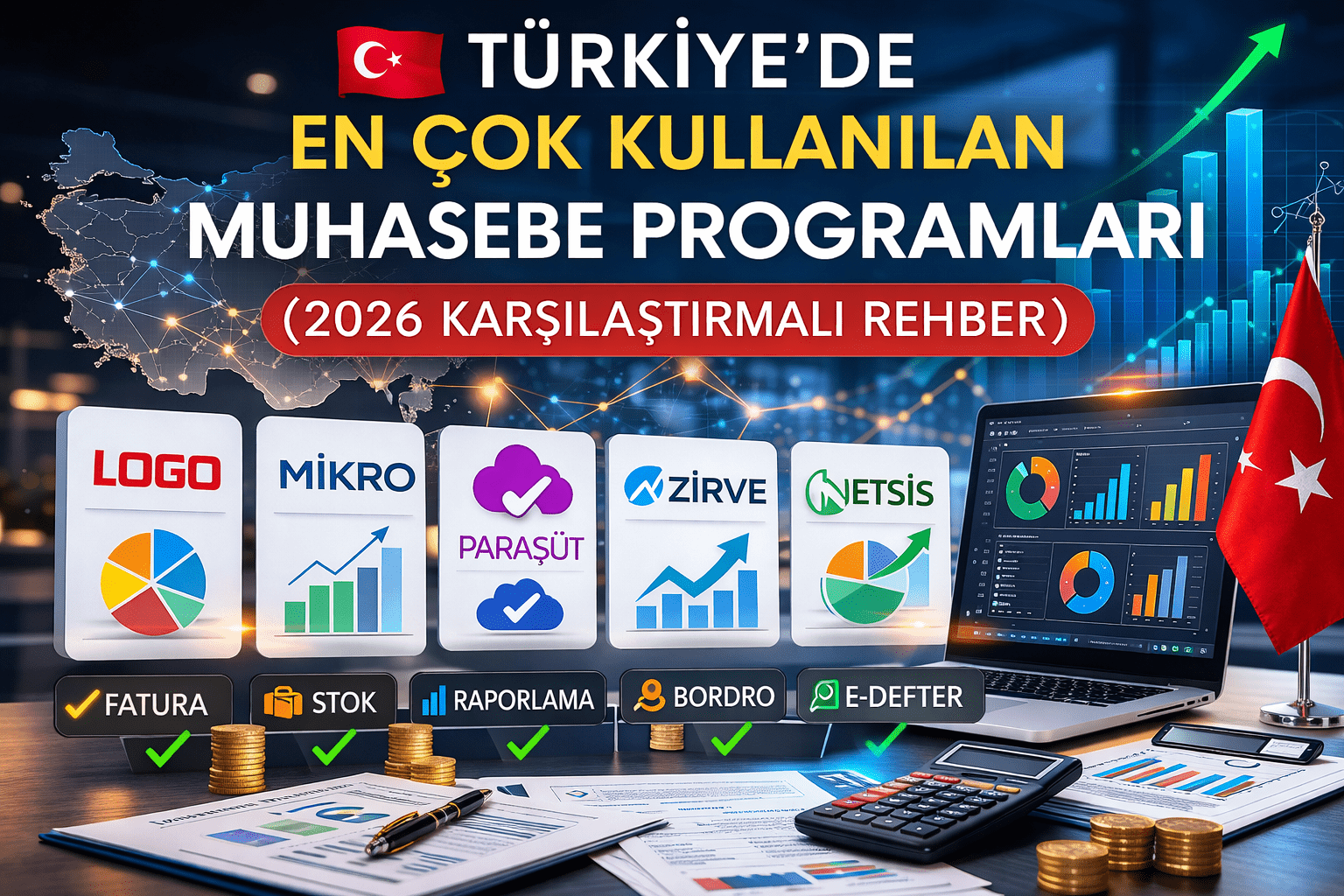 Türkiye’de En Çok Kullanılan Muhasebe Programları (2026 Karşılaştırmalı Rehber)