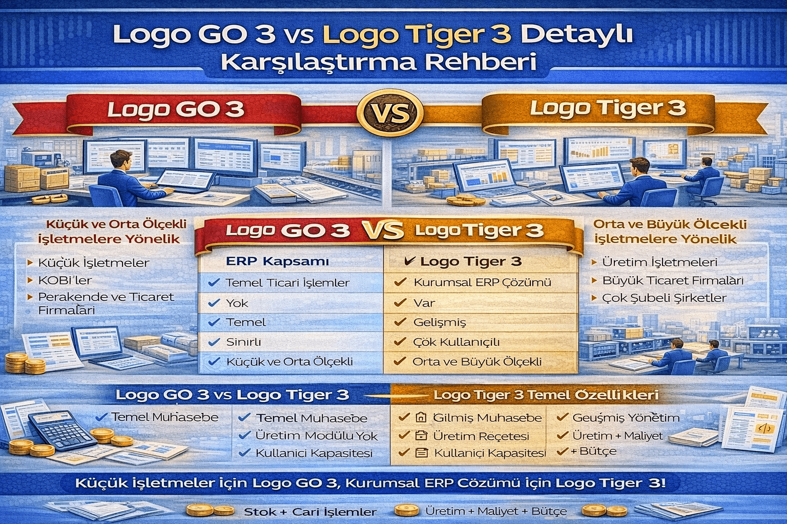Logo GO 3 vs Logo Tiger 3 – Detaylı Karşılaştırma Rehberi
