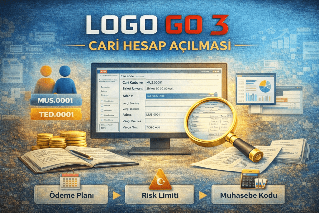 Logo GO 3 Cari Hesap İşlemleri Rehberi