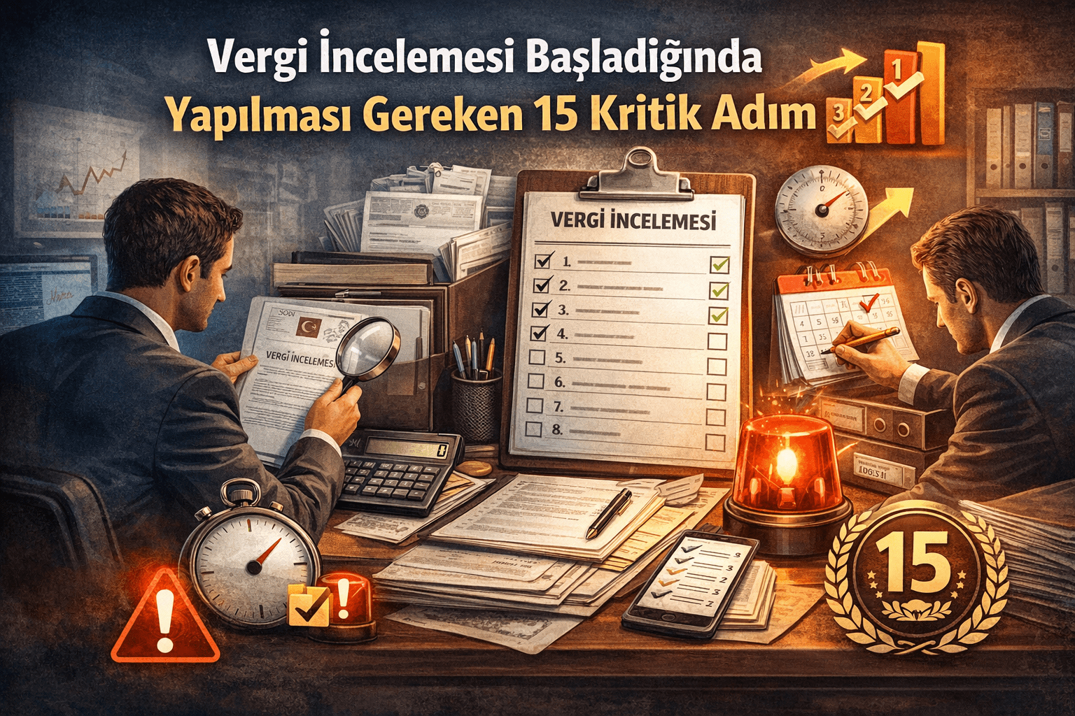 Vergi İncelemesi Başladığında Yapılması Gereken 15 Kritik Adım