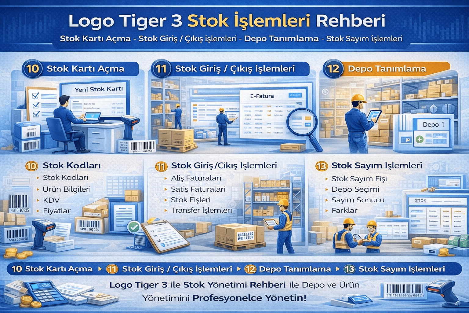 Logo Tiger 3 Stok İşlemleri Rehberi