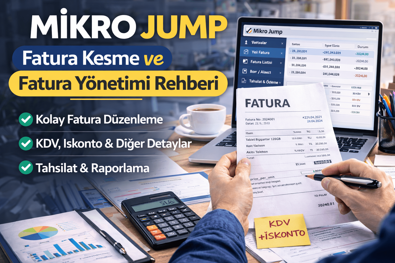 Mikro Jump Fatura Kesme ve Fatura Yönetimi Rehberi