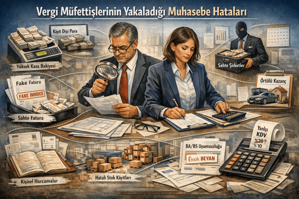Vergi Müfettişlerinin Yakaladığı Muhasebe Hataları
