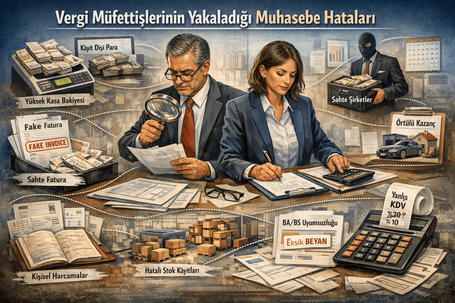 Vergi Müfettişlerinin Yakaladığı Muhasebe Hataları