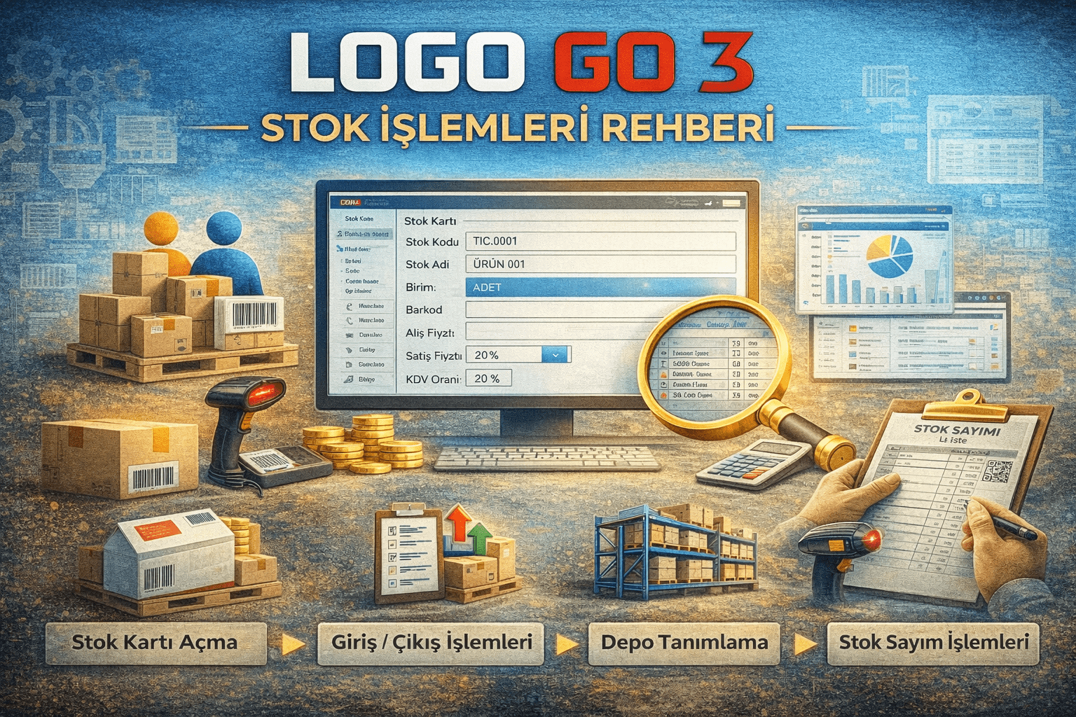 Logo GO 3 Stok İşlemleri Rehberi
