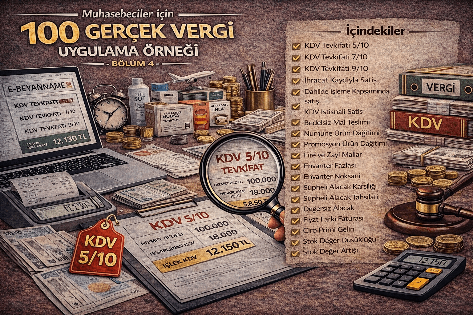 Muhasebeciler İçin 100 Gerçek Vergi Uygulama Örneği-Bölüm 4