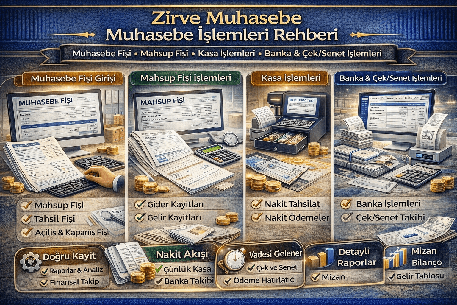 Zirve Muhasebe Muhasebe İşlemleri Rehberi