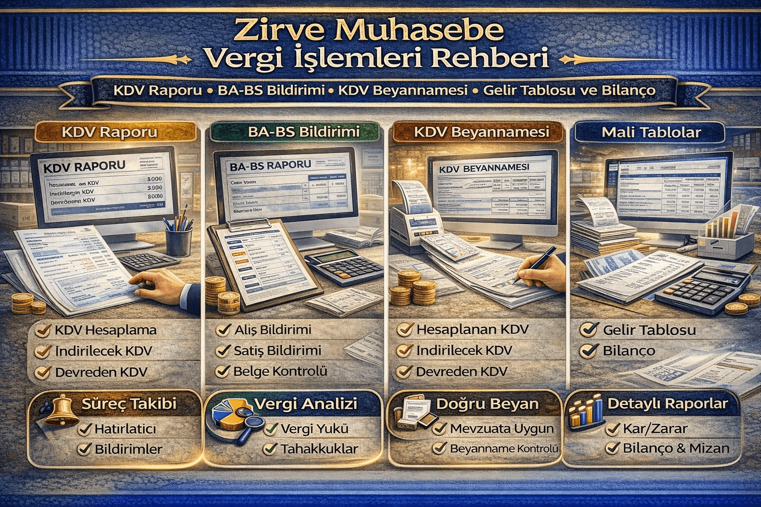 Zirve Muhasebe Vergi İşlemleri Rehberi