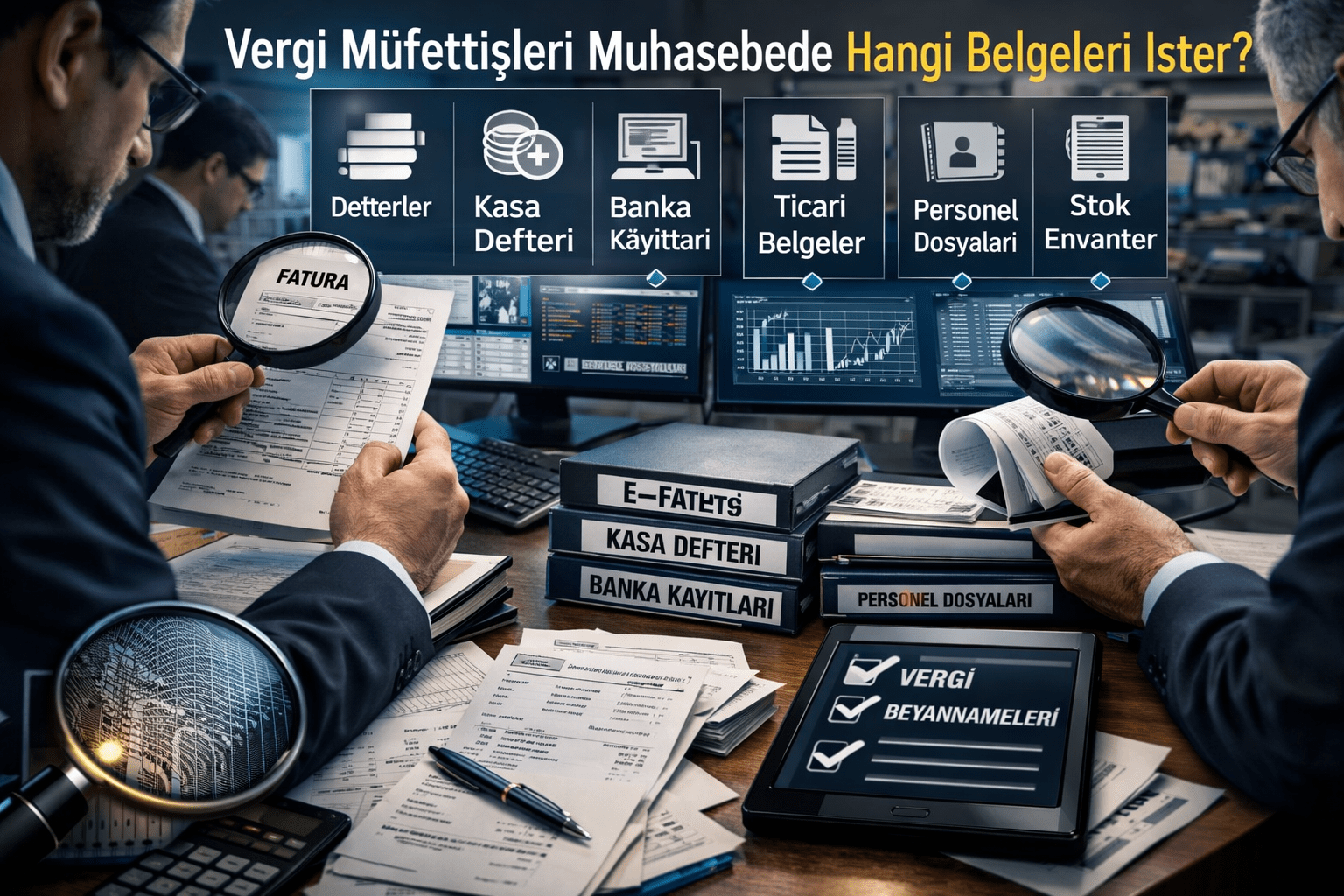 Vergi Müfettişleri Muhasebede Hangi Belgeleri İster?