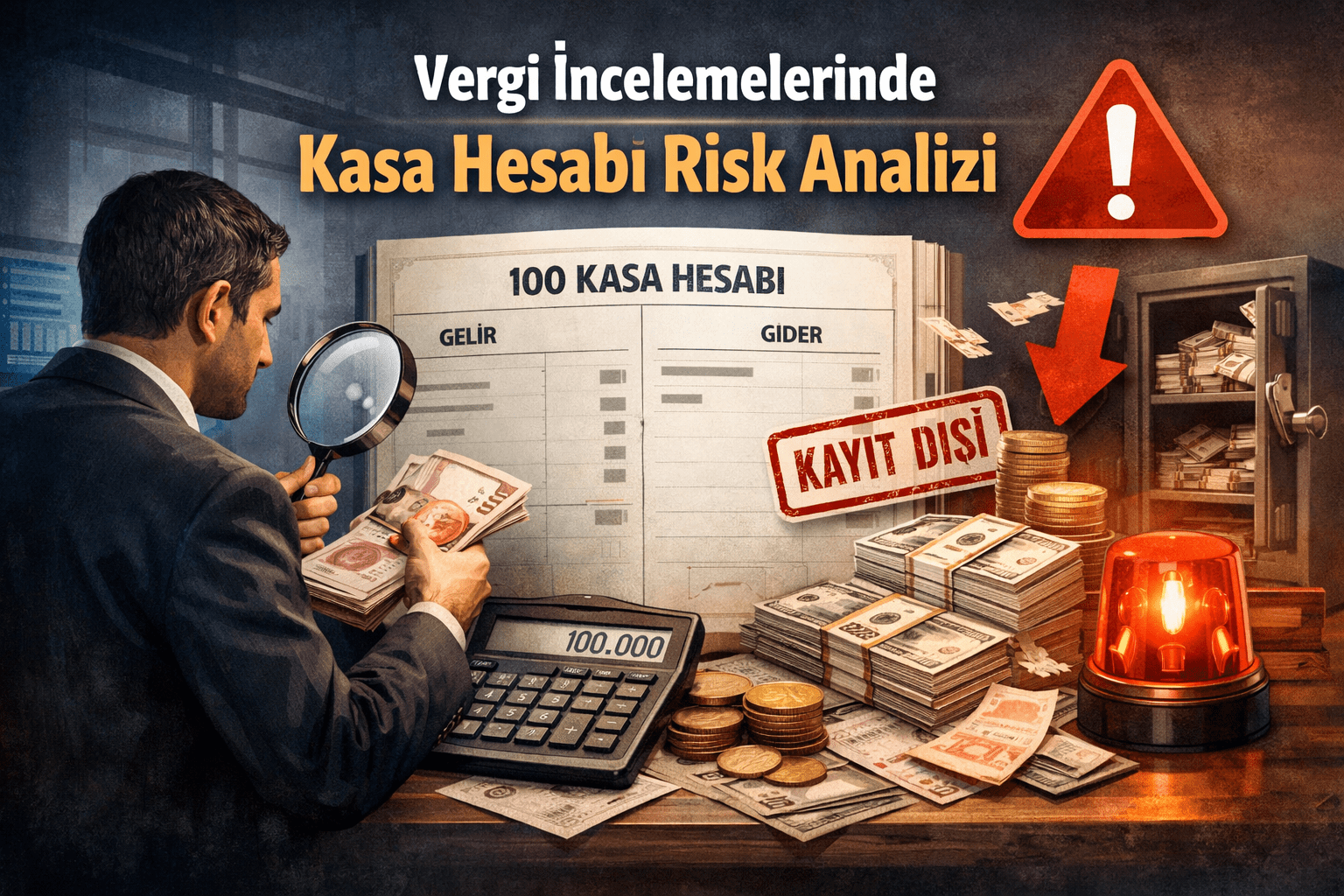 Vergi İncelemelerinde Kasa Hesabı Risk Analizi