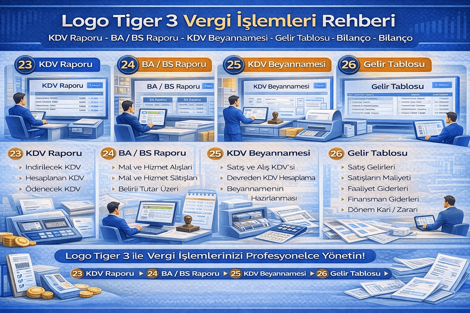 Logo Tiger 3 Vergi İşlemleri Rehberi