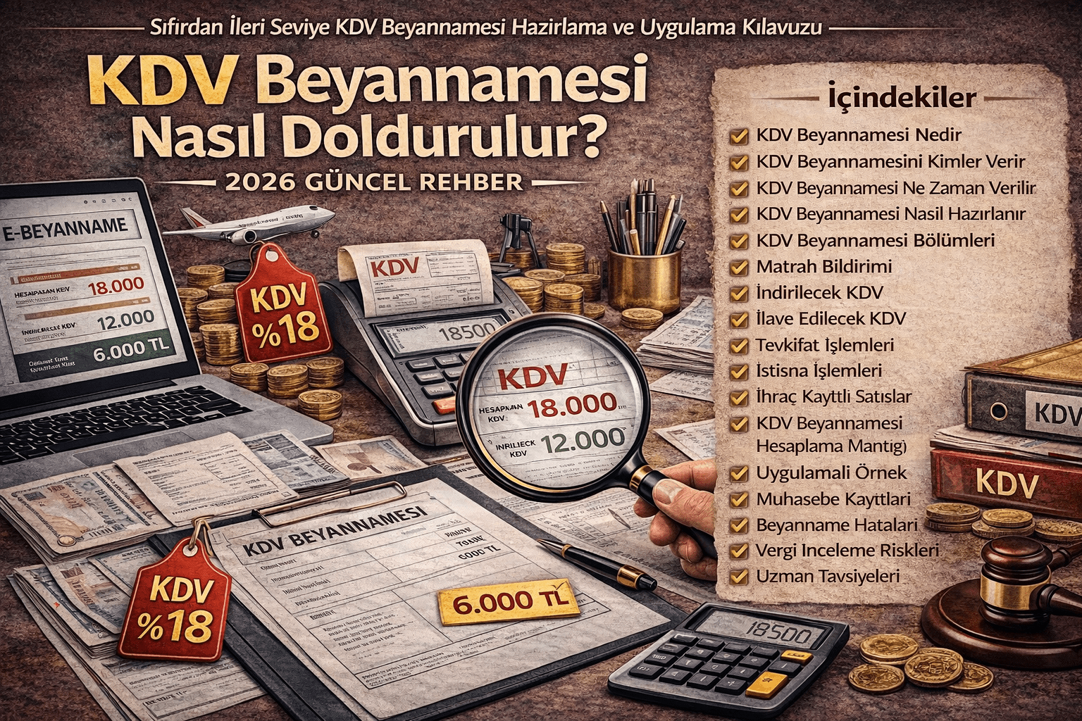 KDV Beyannamesi Nasıl Doldurulur? (2026 Güncel Rehber)