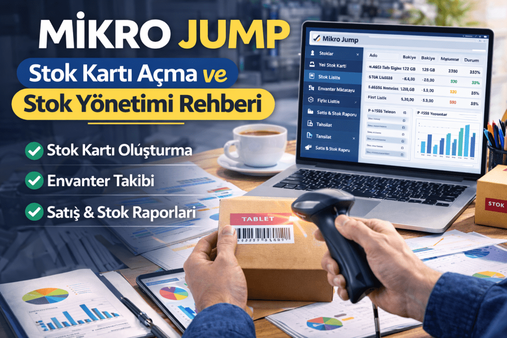 Mikro Jump Stok Kartı Açma ve Stok Yönetimi Rehberi