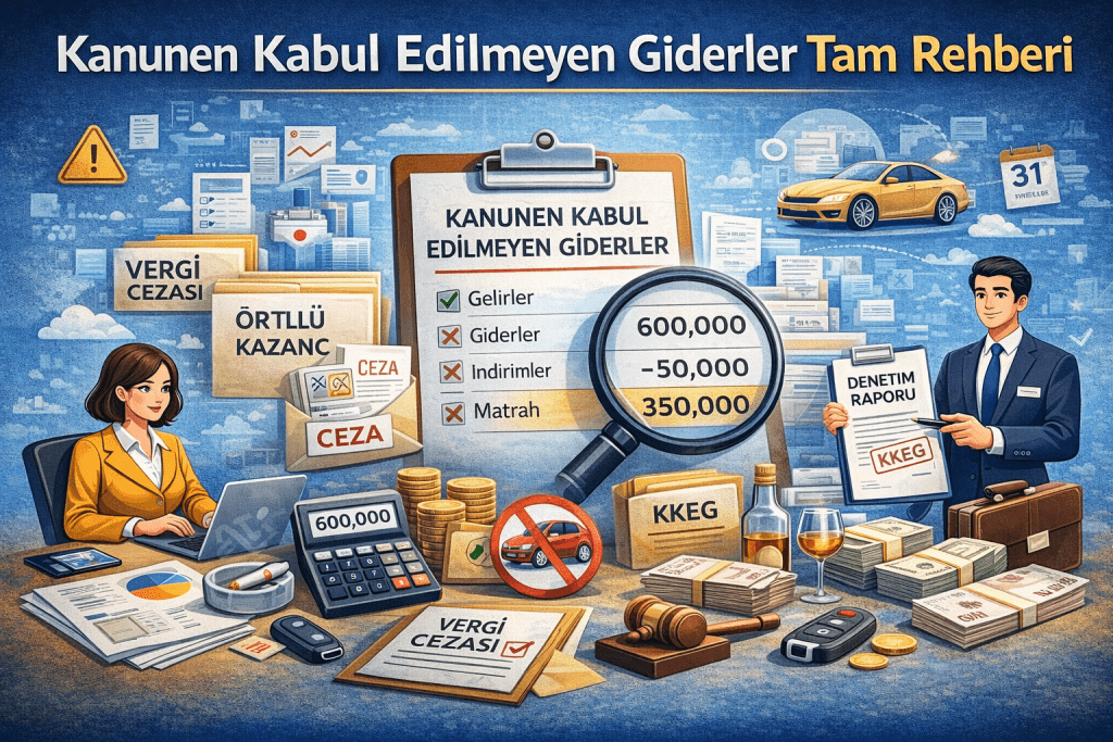 KANUNEN KABUL EDİLMEYEN GİDERLER (KKEG) TAM REHBERİ KANUNEN KABUL EDİLMEYEN GİDERLER (KKEG) TAM REHBERİ