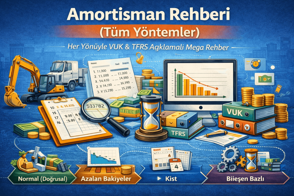 AMORTİSMAN REHBERİ (TÜM YÖNTEMLER) AMORTİSMAN REHBERİ (TÜM YÖNTEMLER)