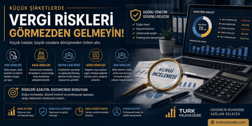 KÜÇÜK ŞİRKETLERDE VERGİ RİSKLERİ