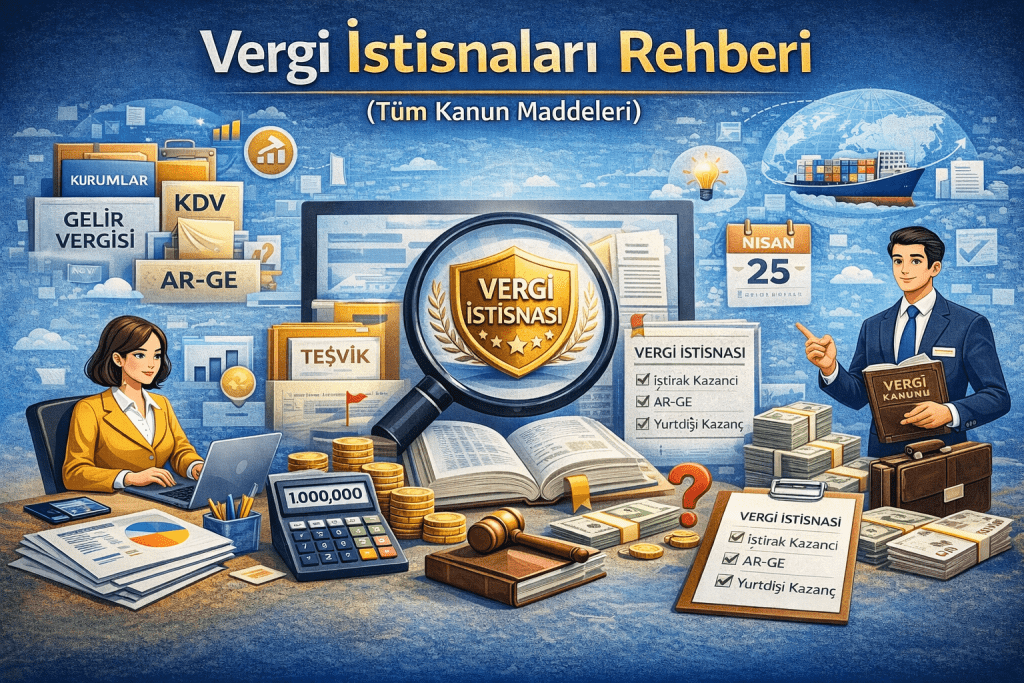 VERGİ İSTİSNALARI REHBERİ VERGİ İSTİSNALARI REHBERİ
