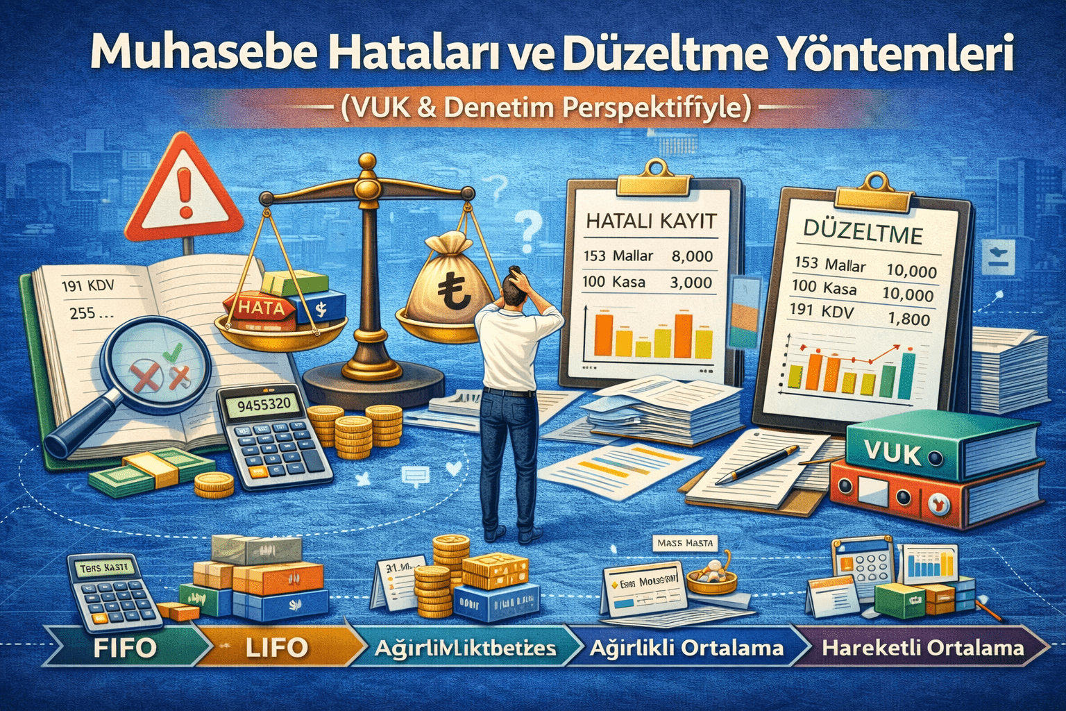 MUHASEBE HATALARI VE DÜZELTME YÖNTEMLERİ