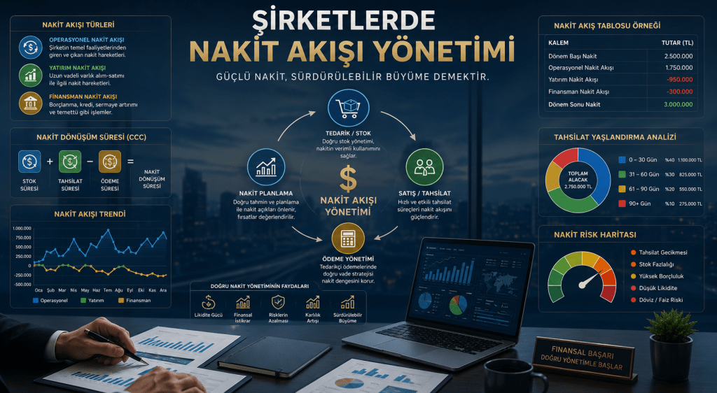 ŞİRKETLERDE NAKİT AKIŞI YÖNETİMİ
