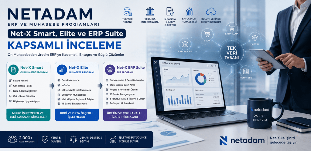 Netadam ERP ve Muhasebe Programları